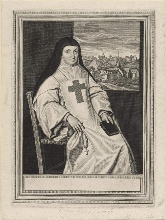 RichardTYoder1's tweet photo. Mère Angélique Arnauld, Abbess of Port-Royal, died on this day in 1661. #Jansenism #Nuntastic #FrenchHistory https://t.co/hWrBPrJA8R