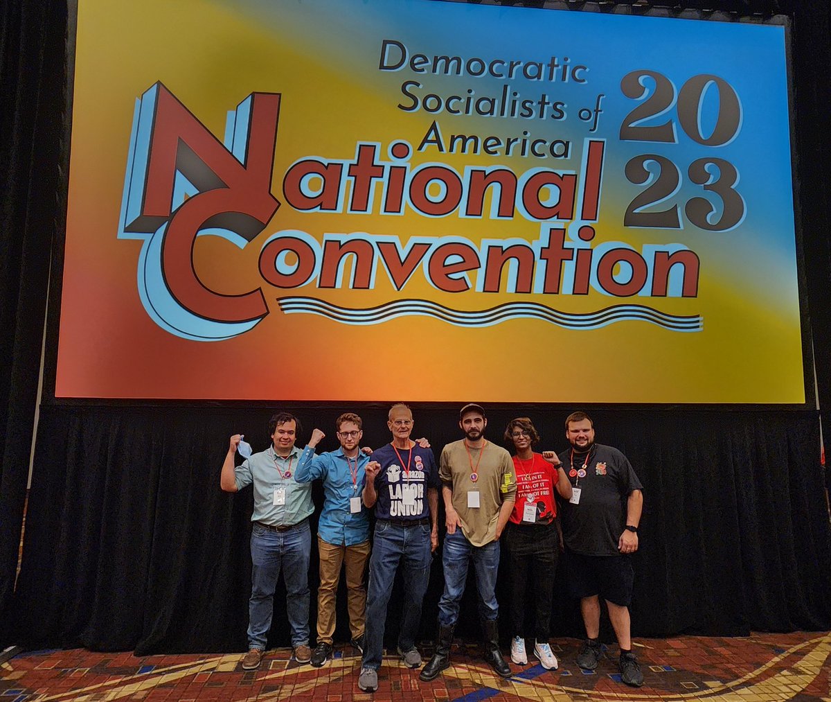 WSILDSA's tweet photo. Proud of our delegates to the 2023 DSA Convention for representing us so passionately and confidently! We're proud to be a part of an organization that values and supports chapters big and small and looking forward to building DSA from the ground up! https://t.co/L88qntEX2f
