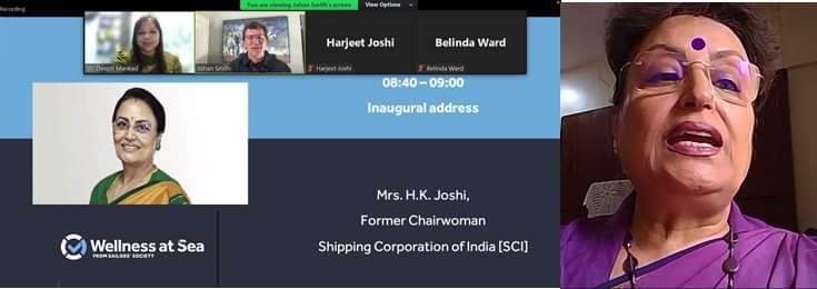 A brilliant kick start to our Conference by the Key note address by Mrs. H.K. Joshi , Former Chairwoman of Shipping Corporation of India. We have crossed the 2000 mark! <a href="/SailorsSociety/">Sailors' Society</a> <a href="/WellnessatSea/">Wellness at Sea</a> <a href="/JohanSmith14/">Johan Smith</a>