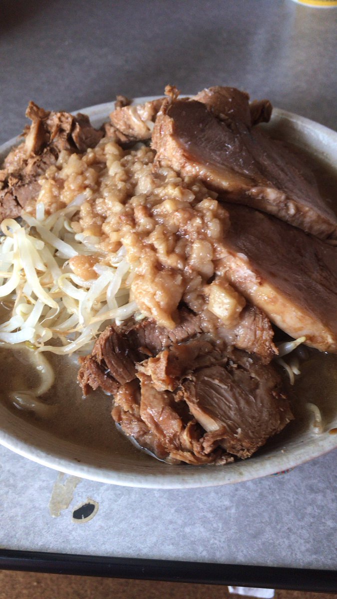 豚マシでいただきます！
豚、麺全て最高でした。

#夢を語れ#夢を語れ通販