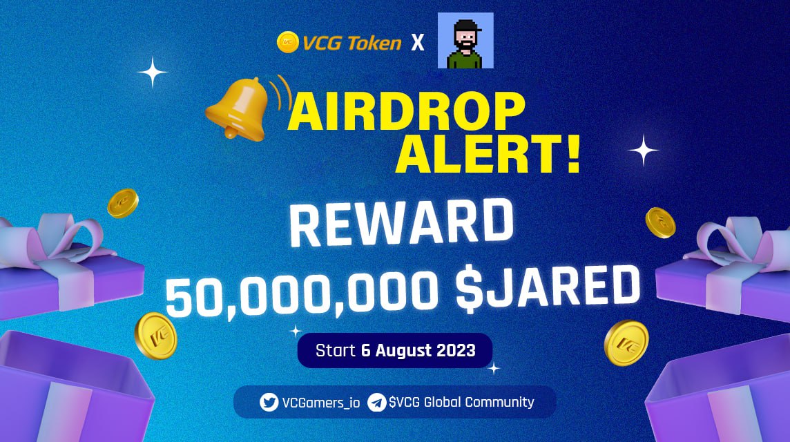 VCGamers (@vcgamers_io) on Twitter photo 📣 We're thrilled to announce our #partnership with
@jaredmev_eth
📷Get rewarded for partnership celebration📷 👋
🎁 Reward : 50.000.000 $Jared 📷 Giveaway End : August 16
To enter :
- Complete task : giveaway.com/giveaway/GlIoj…
- Likes, Comment, RT
Powered by <a href="/Giveaway_HQ/">Giveaway.com</a> 📣 We're thrilled to announce our #partnership with
@jaredmev_eth
📷Get rewarded for partnership celebration📷 👋
🎁 Reward : 50.000.000 $Jared 📷 Giveaway End : August 16
To enter :
- Complete task : giveaway.com/giveaway/GlIoj…
- Likes, Comment, RT
Powered by <a href="/Giveaway_HQ/">Giveaway.com</a>