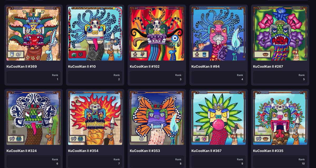 altoranking's tweet image. Miren la chulada de marco. Con él, se movió el rank de 10 a 2do lugar con solo un movimiento. Que esperas para equipar tu @KuCoolKan y ponerlo a jugar en #cosmiccodex y ganar #cash,