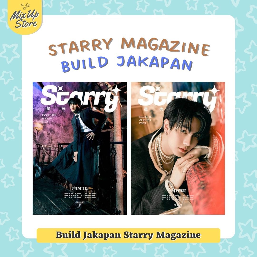 MixupStore's tweet photo. [ #BuildJakapan ] 'Starry' China Magazine 🦋

🌈 info completa: https://t.co/OO3GgGi6vH

🇵🇪 Envios a todo el Perú 

#thailand #bl #boyslove #boysloveperu #goods #thaimerch  #blperu #lima #peru #merchperu #Beyourluve #ชมรมคนตาสระอิ #StarryMagazine #starrymagazinexbuild https://t.co/ioclkX6r4t