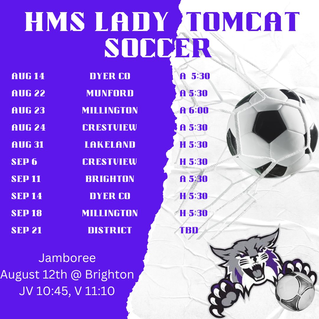 HMS Lady Tomcat ⚽️ 🔥: <a href="/HMSTomcats/">Haywood Middle School</a> <a href="/haywoodtomcats/">tomcats_athletics</a>