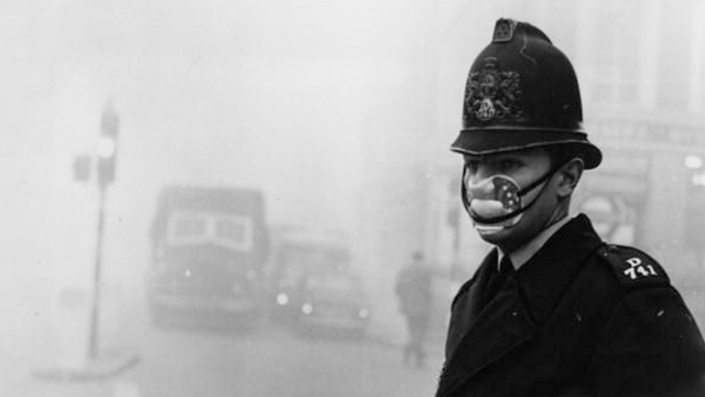 Also known as the big smoke, the great smog of London was the worst air pollution event in the history of the UK, and is estimated to have killed at least 4000 people, causing a further 100,000 illnesses.

An unusually cold period of weather descended on London in December 1952,