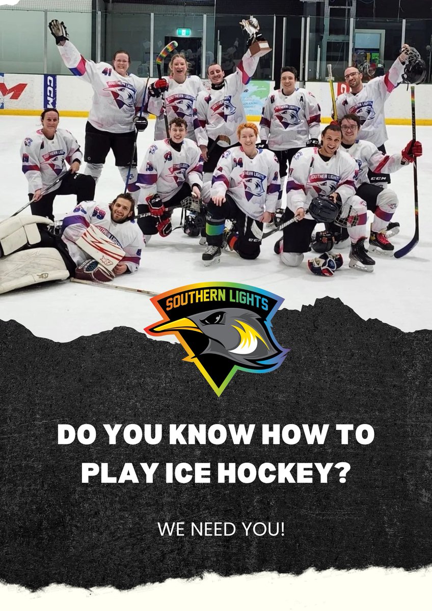 slicehockey's tweet photo. We're Australia's first LGBTQ+ Ice Hockey Club accepting people of all sexualities and genders as well as allies of our community. 
We have spots for next season (Sept - April). All games played at IceHQ, Reservoir. 
Sign up: https://t.co/o9Wt3Qw8I3
Or DM for further info! 🐧 🌈 https://t.co/TgEF3IFUwd