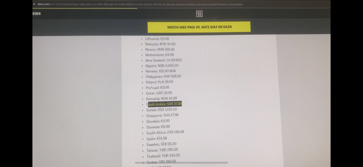 Maryamsclass's tweet photo. @dazngroup @MostVpromotions @RealFightINC Give me back my money 💰 
A total scam. I paid and you guys lied I took a video of everything you better pay me back. Why did you lie to your customers and say it was gonna air in Saudi ? When it didn’t ha ? 
Ur app doesn’t even work also ur website didn’t air anything . https://t.co/btvxiivn9n