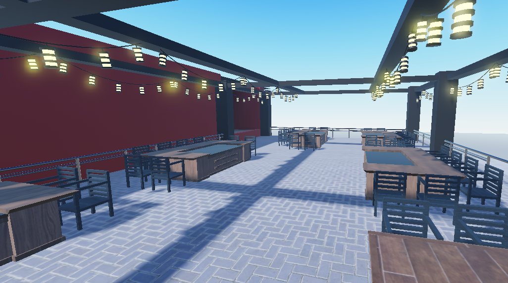 GoGrillRBLX's tweet photo. Check out the balcony in our upcoming restaurant!

Check our socials:

Roblox: https://t.co/ns8LaRjsPa

Discord: https://t.co/yGIdM2YPpa https://t.co/Lbn4CtAzf0