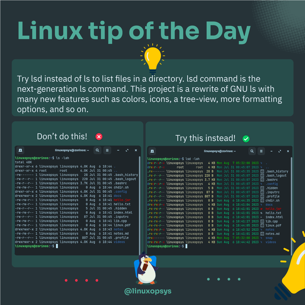 Linux tip of the day💡