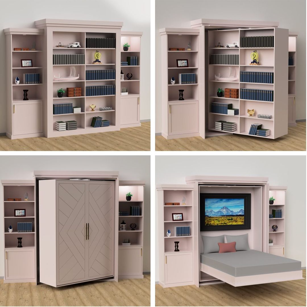 MaderraShop's tweet photo. We are excited to launch our newest rotating Murphy wall bed.  This product will be available from our website within the next week. Stay tuned for more awesome products. https://t.co/mAM3nlWLCh #murphybedconcepts #muphybeds #rotatingmurphybed #secretmuphybed #maderrashop https://t.co/Be8y9BH6Os