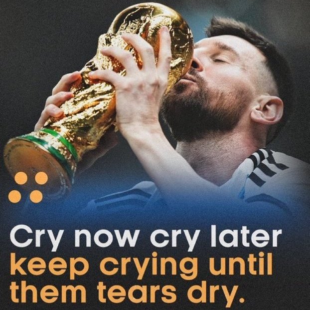 Tsirofo's tweet photo. @beniii666 @InterMiamiCF Who's never there? Ptdrrrrr pleure mon fils, pleure. 

Supprime et pleure 😂😂😂😂 https://t.co/cv3nzHlf3r