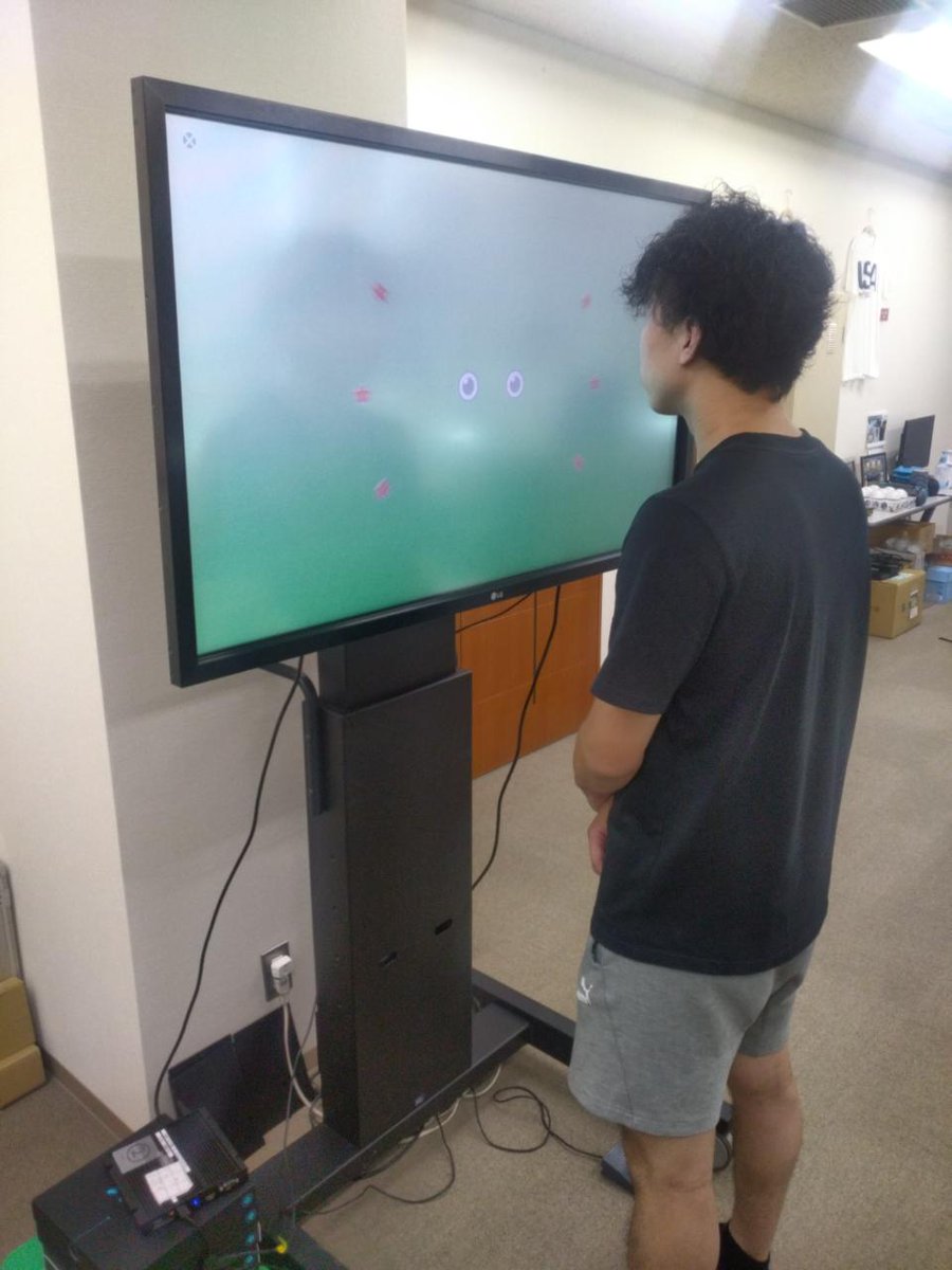 jpnsportsvision's tweet photo. 【更新！】スポーツビジョン測定来場者
ロービジョンフットサルGK加渡主悟選手がSV測定にいらっしゃいました！

VTC東京（ #ビジョントレーニングセンター ）では、施設内の機器を自由に使ってご自身でレーニングしていただけます。
#フットサル #加渡主悟 #ビジョントレーニング #スポーツビジョン https://t.co/SnDpRzNJ58