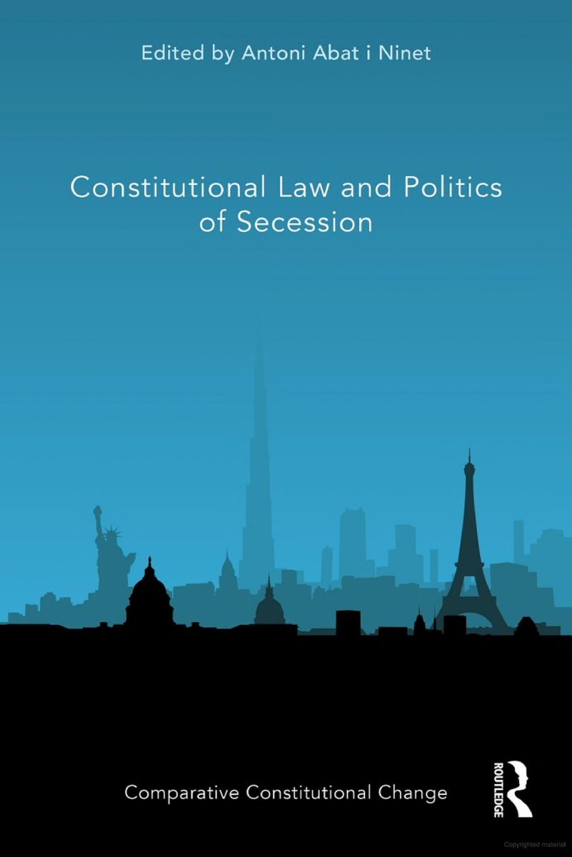 🎉 An important new book featuring 17 scholars examining the history, law, politics &amp; theory of secession

Published in our Routledge Series in Comparative Constitutional Change. We welcome your book proposals!

Book: routledge.com/Constitutional…

Series: routledge.com/Comparative-Co…