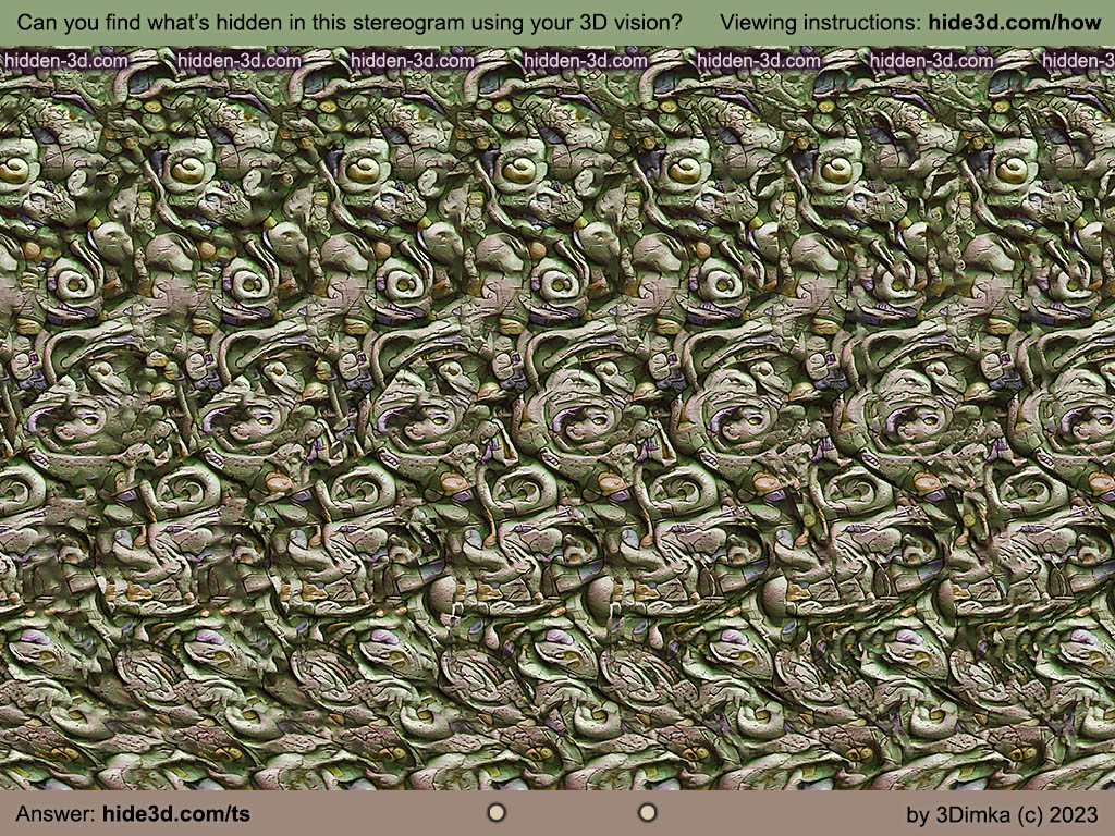 GOTHIC CREATURE.  

Can you describe what you see?   
Viewing instructions: hide3d.com/how   
Answer: hide3d.com/ts 

#magiceye #opticalillusion #3dimka #ステレオグラム #マジックアイ #立体图 #stereogram