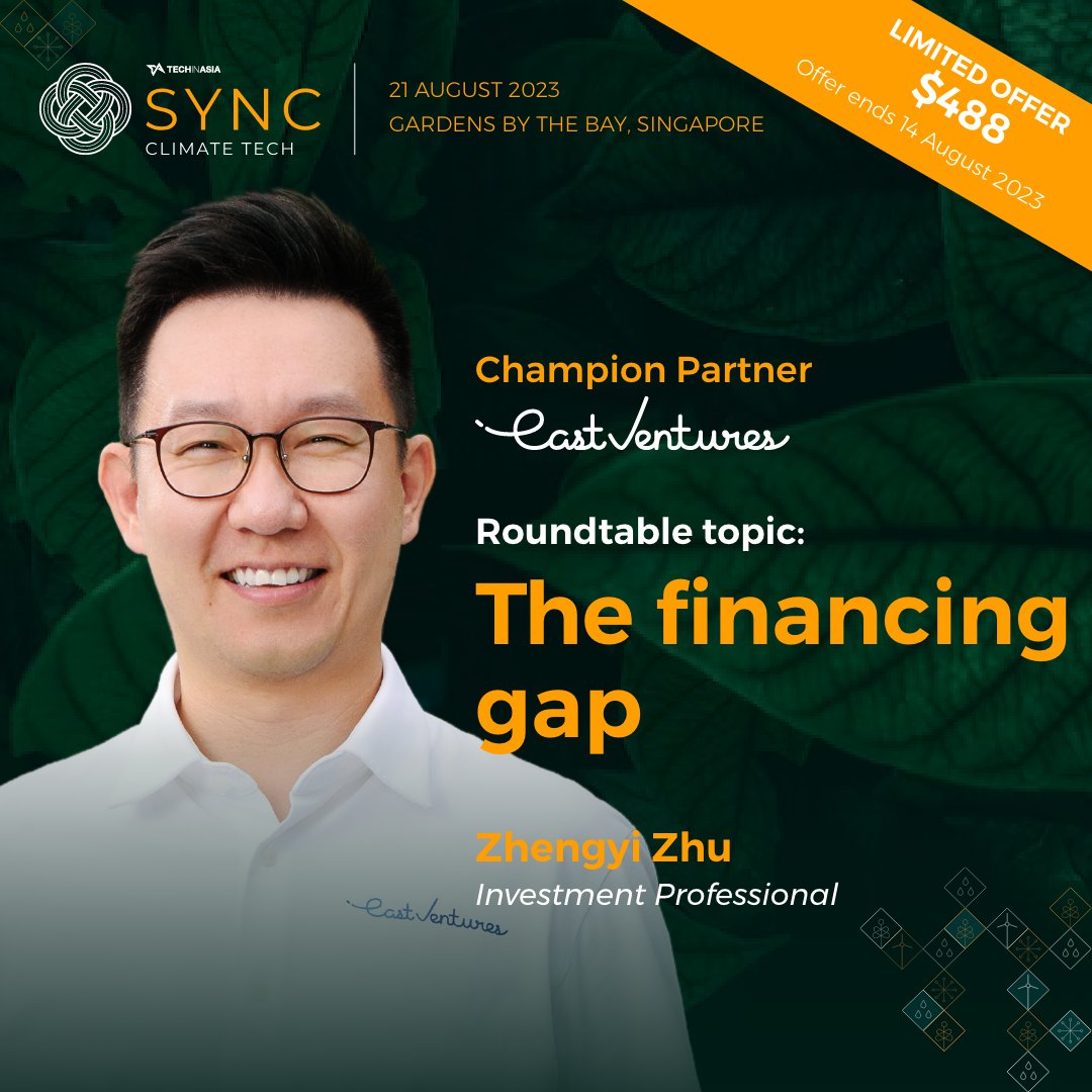 eastventures's tweet image. Join us for fireside chats and expert roundtables moderated by Malavika Tandon and Zhengyi Zhu, Investment Professionals at East Ventures.

📅 Mon, 21 Aug 2023
📍 Gardens by The Bay 🇸🇬
💻 sync.techinasia.com

@techinasia #EastVentures #TechinAsia  #TechinAsiaSYNC