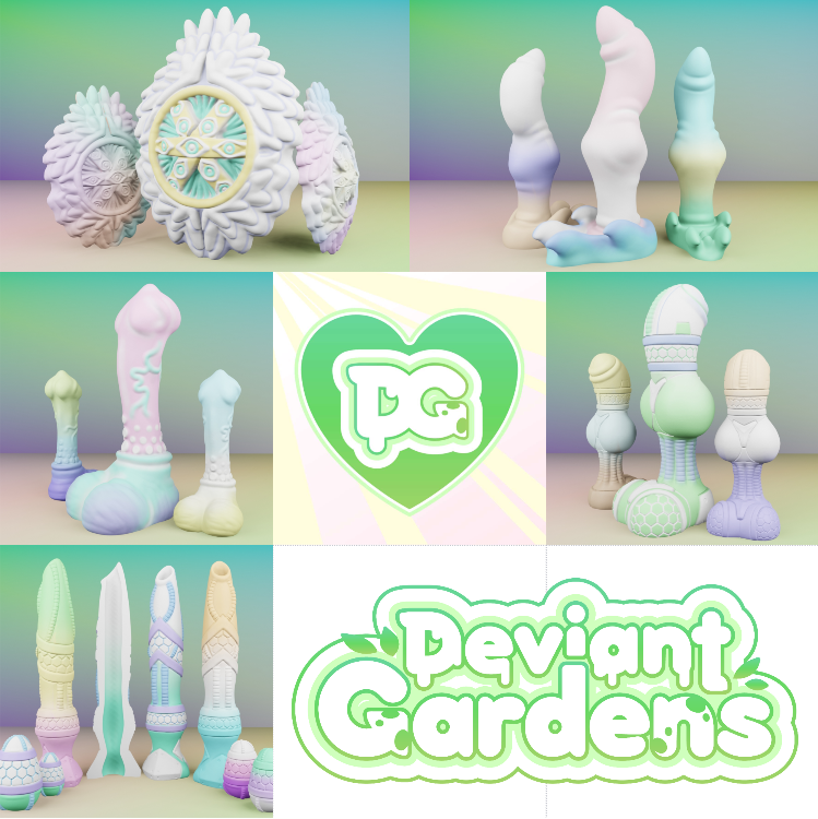 I compiled all of my currently available designs into these 3 pleasantly-pastel collages 🩷🤍I'd also like to take this time to announce that all of my prices (expect for Experiments) have recently been lowered! RTs are always appreciated💚#dongdesign #catalog #sculpts