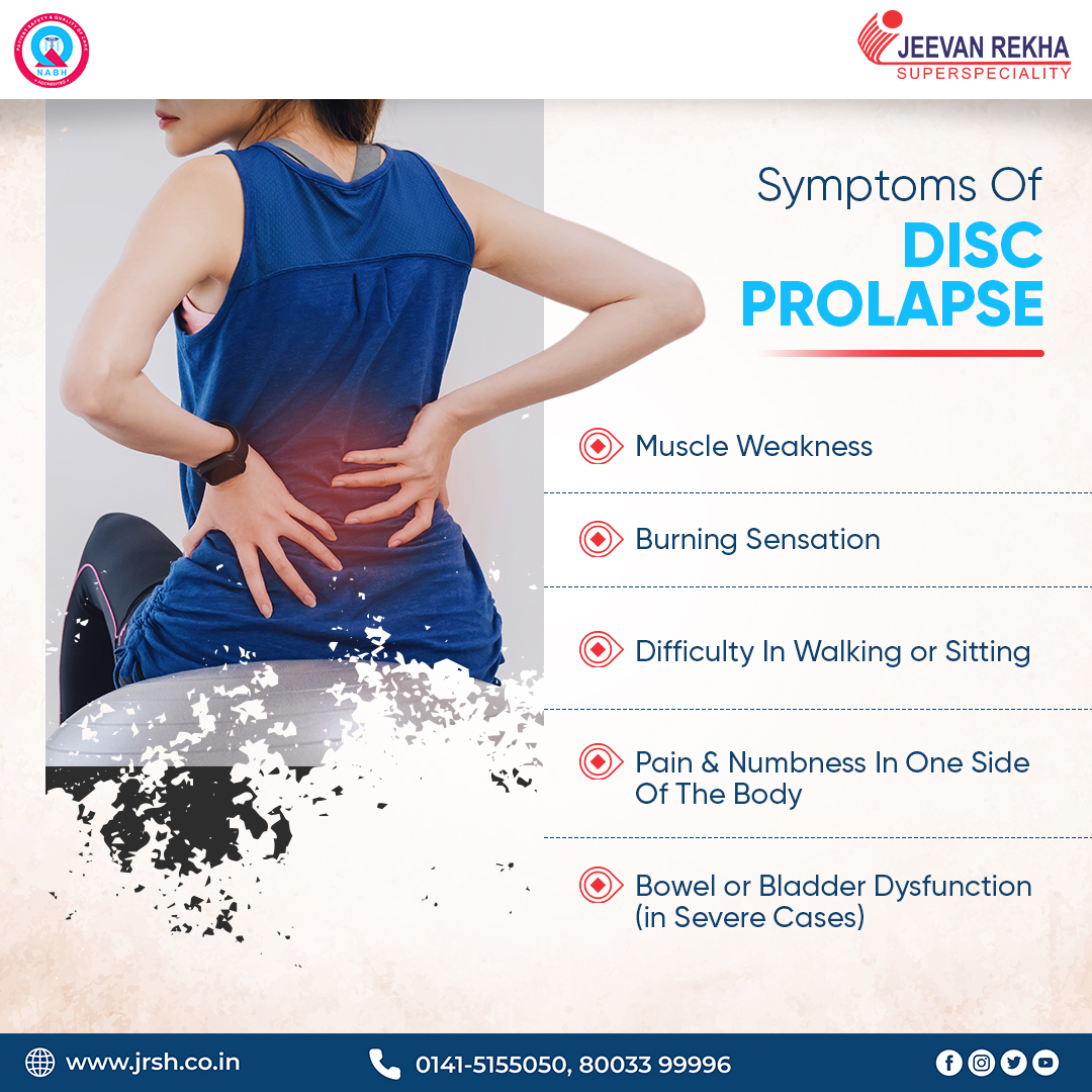 jrshjaipur's tweet photo. Don't ignore the signs! Recognizing the symptoms of disc prolapse is crucial for timely intervention. Book Your Appointment on call at 80033 99996 #discprolapse #backpain #spinalinjury #spinecare #spine #backbone #spinespecialist #jeevanrekhahospital #jeevanrekha #jaipur https://t.co/36pGqNYfD3