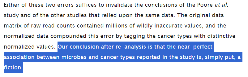 This preprint is short and sweet, and should be required reading in bioinformatics classes and beyond. I'll give the authors the final word: 26/26