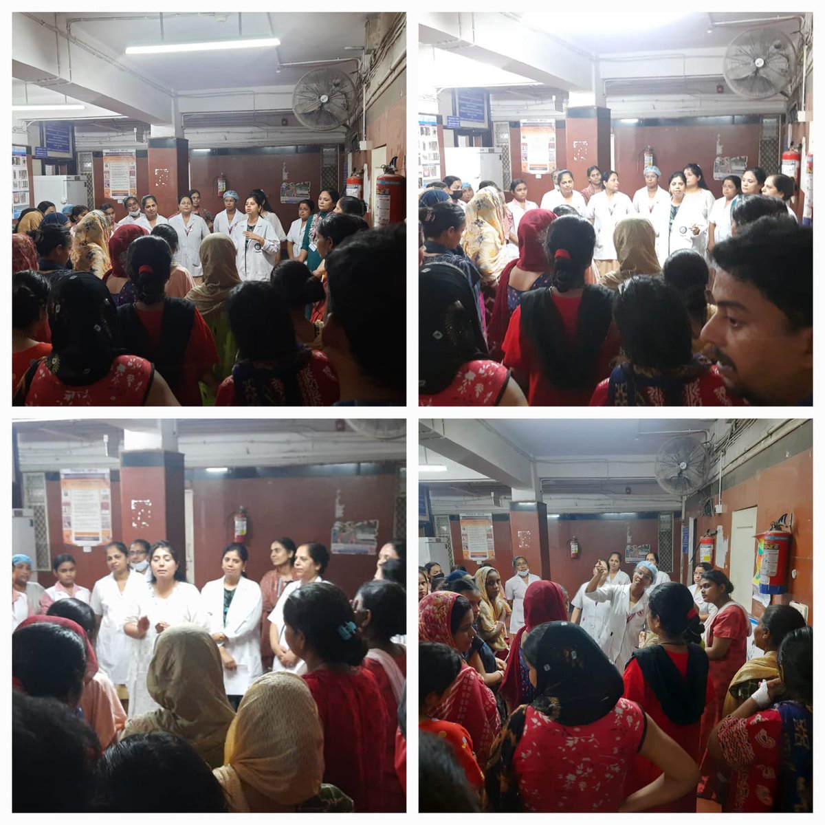 DAY 1

#breastfeedingweek Dept. of Neonatology, LHMC conducted #IECactivities at maternity wards &amp; labour room. Provided in-depth knowledge about early initiation of bf&amp; skin to skin contact,personal hygiene&amp;KMC to foster healthier beginnings for newborns #MOHFW  #WABA #unicef