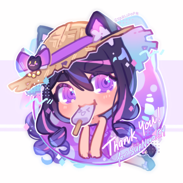 starlipop's tweet photo. chibi for SupNovaGY 🐈‍⬛💜 https://t.co/jDezKgXfxJ