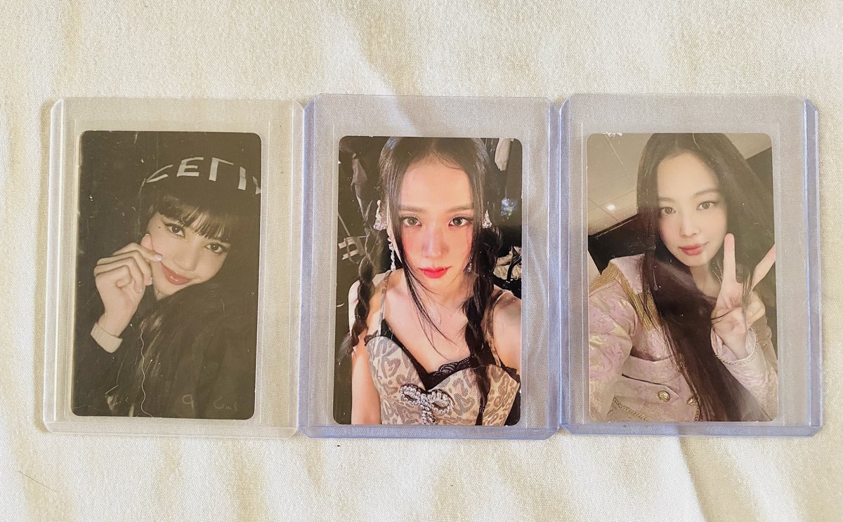 For sale
Bornpink Lp photocards
Lisa-550
Jisoo-900
Jenni-950
If set, 2200 only.
Loc:Baguio
Mop:BPI/GCASH

#jisoo #lisa #jennie #bornpinklp
