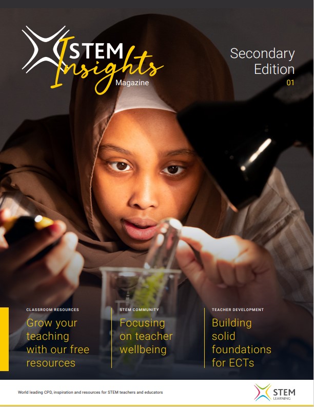 Why not catch up on our #STEMinsights primary &amp; secondary #magazines? They're packed with links to resources, topical blogs - including a focus on teacher wellbeing - and #CPD tips. Read the digital versions:

Primary: bit.ly/41XaOCu
Secondary: bit.ly/3LMMaiR