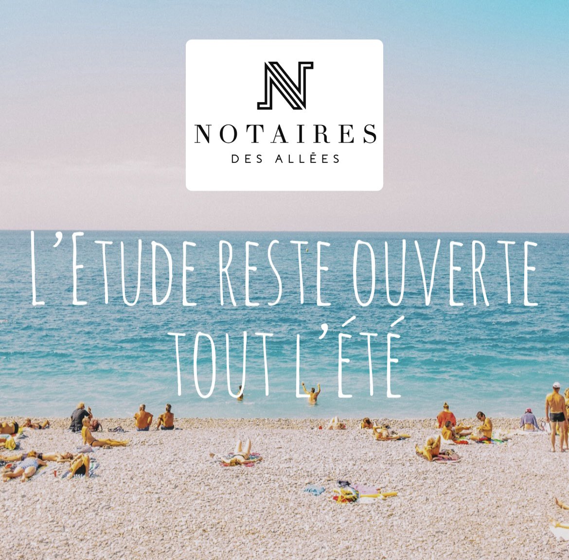 LAllees's tweet photo. Les Notaires des Allées seront heureux de vous accueillir tout au long de l’été du lundi au vendredi de 9h à 12h15 et de 13h45 à 18h, et en dehors de ces horaires sur rendez-vous.

📞📱0442913191

📧📩 lesnotairesdesallees.13037@notaires.fr https://t.co/ZVdGv6LWEh