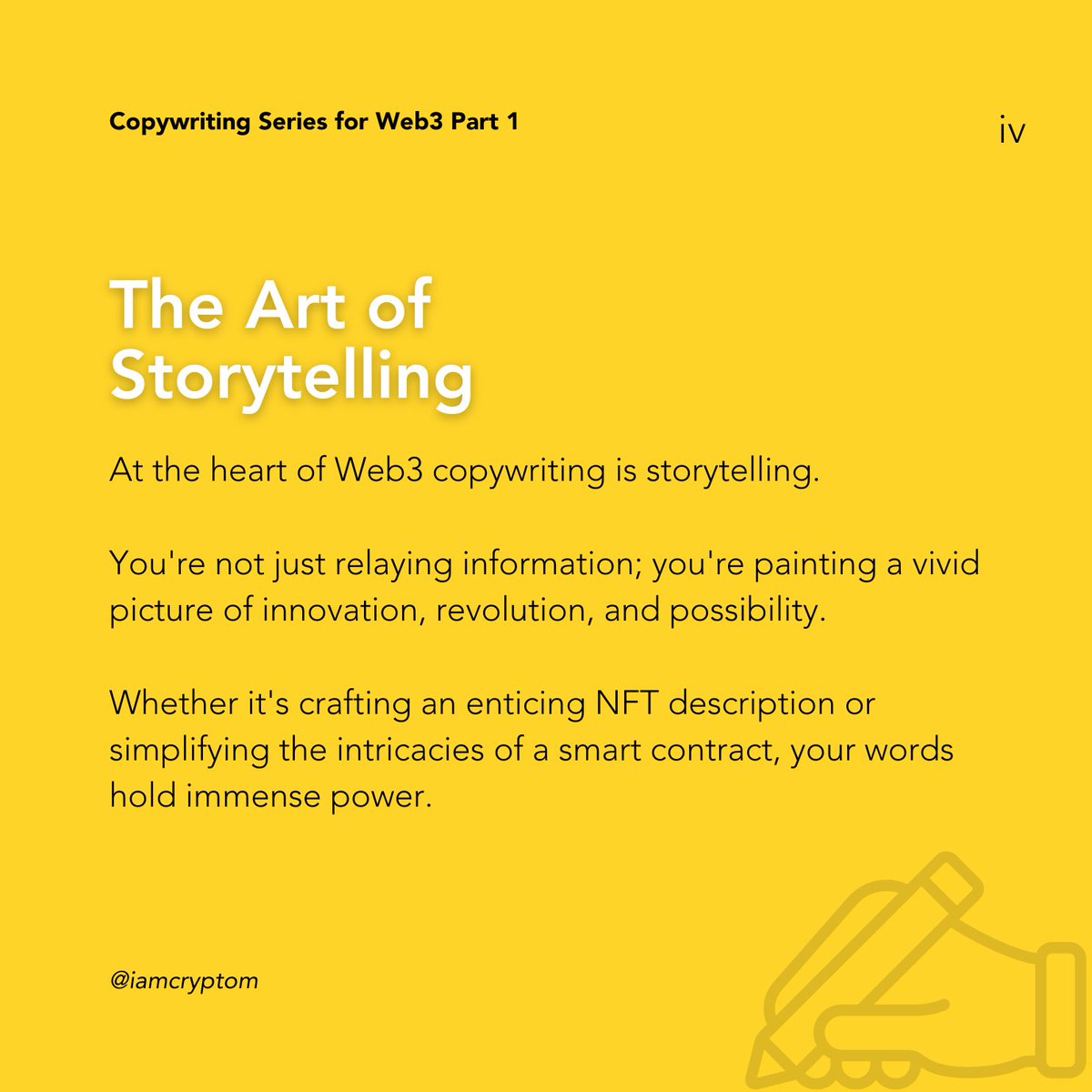 shansebastianty's tweet image. #Web3Copywriting Series Part 1
Post thread 2