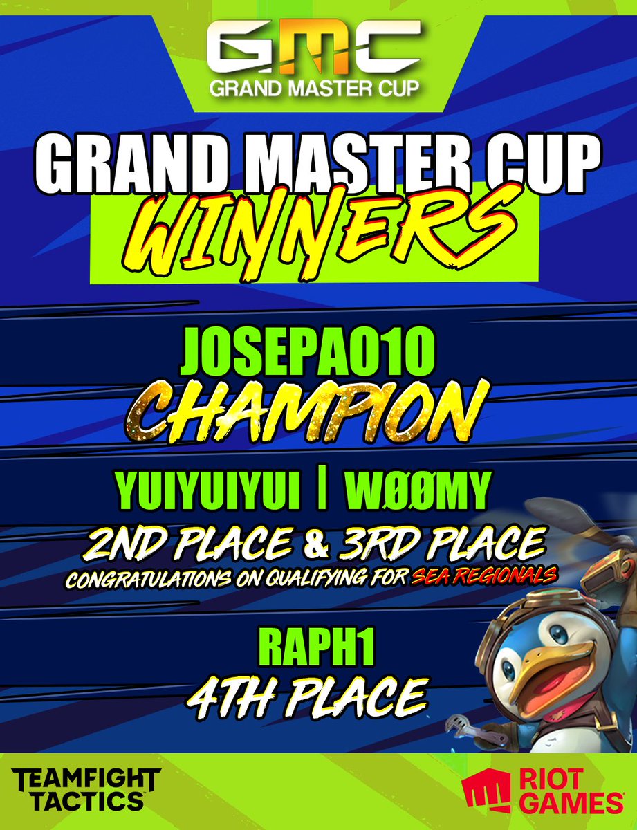 Grand Master Cup TFT - PH tweet media