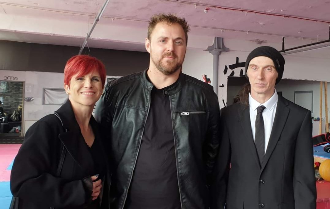 hagleywoodvamps's tweet image. We had a "fangastic" time 😉 with some of the cast of @immortiumtv with @LukeAbbottActor and @ryannoire_ . A big thank you to everyone else on your team who made us welcome on set. 

#Unleashedcreativity #acting #vampires #gothic #horror