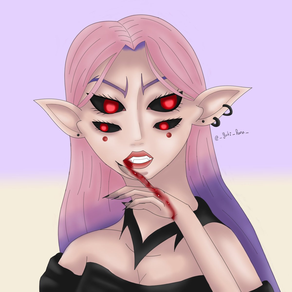 _yuki_hana__'s tweet photo. Pour aujourd'hui, voici ma participation au #FOKI50K de fakhear qui se déroule sur inta!
J'ai vraiment beaucoup aimé dessiner sont personnage Anael 😸
#illustrationart #artwork #dtiys #artchallenge #illustrations #digitalart https://t.co/7qJwejtGpD