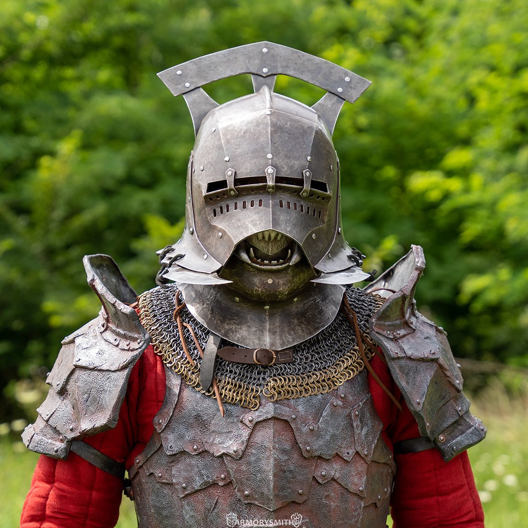 artArmor's tweet photo. Uruk-Hai helmet. Witchcraft of dark Ukros

https://t.co/A97CAotfBg https://t.co/AwzoSIn6nE