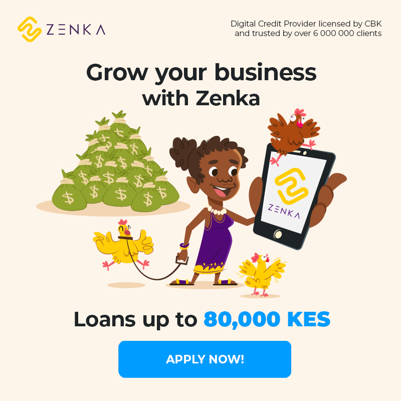 ZenkaFinance's tweet photo. 📈 Dreaming of business expansion or need funds for inventory? 

Apply now and grow your business with Zenka - Loans up to 80,000 KES