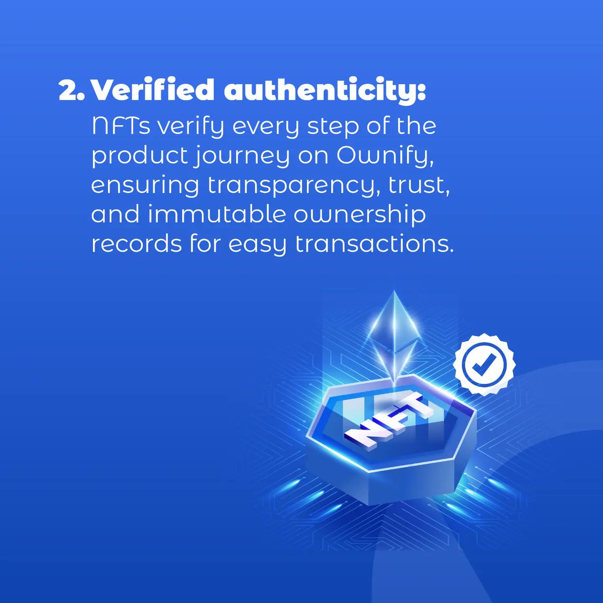 OwniChain's tweet image. Ownify revolutionizes product ownership with verified authenticity, ensuring trust in a digital age through NFTs, fostering closer relationships between businesses and customers.

#OwnifyApp #Web3 #blockchain