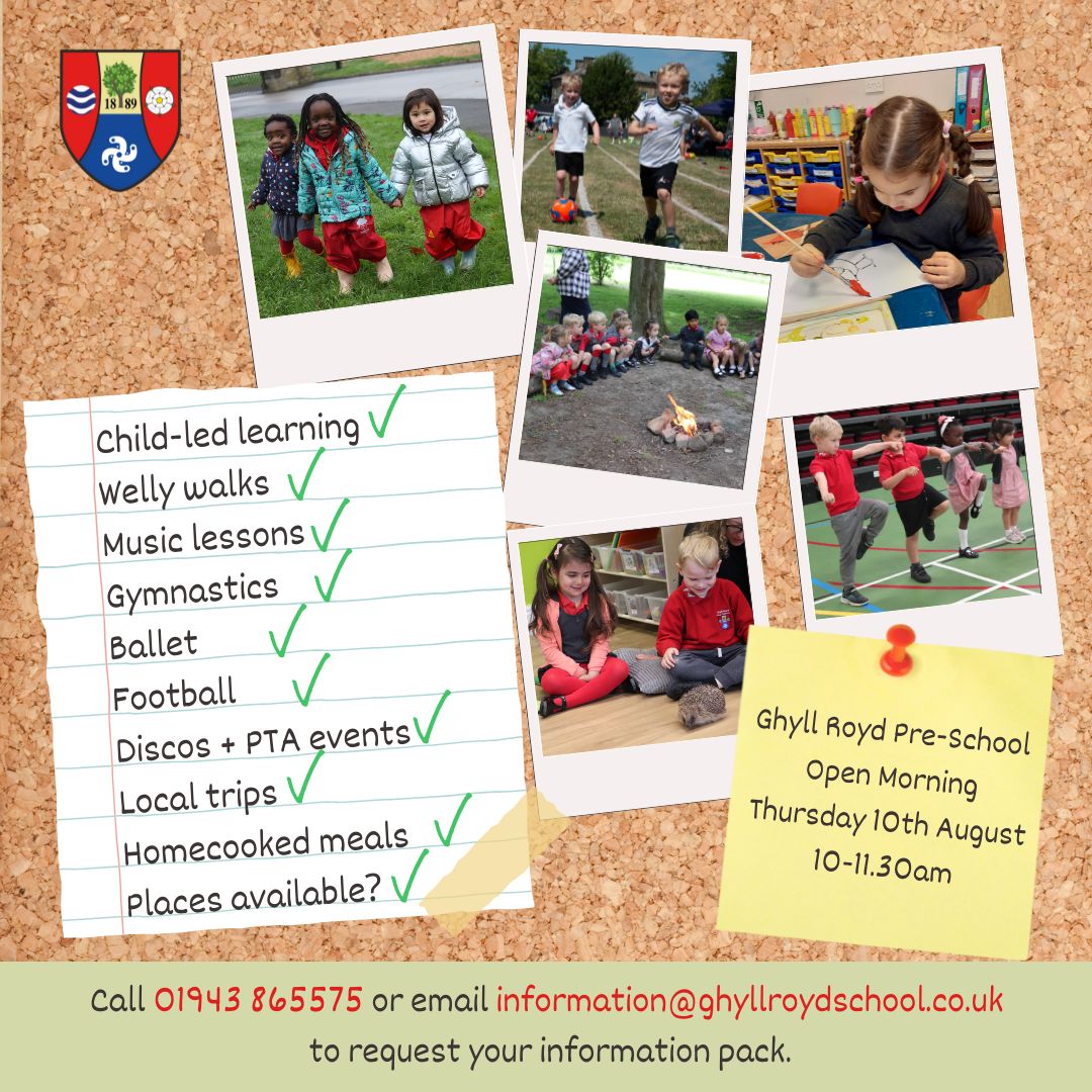 "Easily the best nursery around. My daughter's confidence and learning have come on so much since she started! When she isn’t there, all she does is ask to be there. She loves every second!"

Join us this Thursday for our Nursery and Pre-School Open Morning.