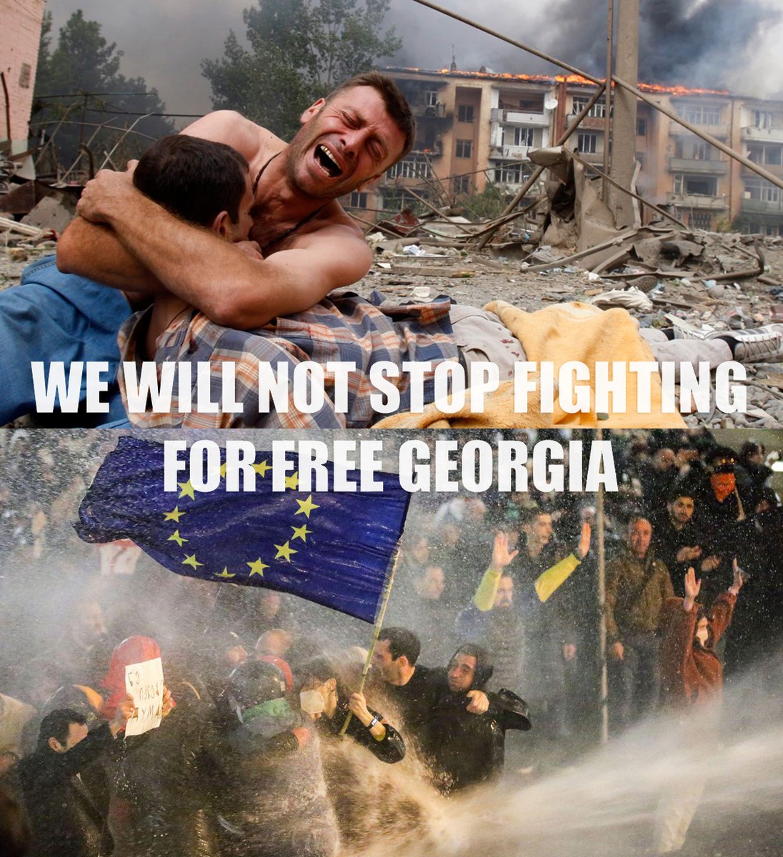 Today marks 15 years since Russia-attacked Georgia and formally occupied Georgian regions. However, Russian agression against sovereign Georgia began long before 2008 and continues to this day. We will not stop fighting for free, strong and European Georgia. Glory to heroes!