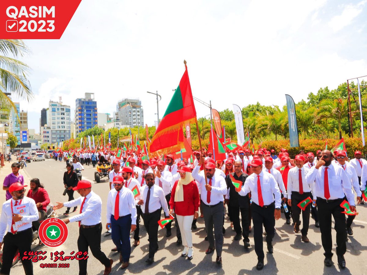 IruthishamAdam's tweet photo. The Republicans - Jumhooree Party ❤️🇲🇻👉👉👉 The @Red_Maldives Painted the Jumhooree HQ Kunooz & the Maldives in RED ❤️🔴🔴🔴🔴
@qasimibrahim
@aishath_nahula
#Qasimibrahim
#Q2023
#QN2023
#Qasim2023
#JPWomensleague
#JPZuvaanun
#jpians
#Hamajehumah
#Qasim2023
#womeninpolitics
#JP #UFAA
@IruthishamAdam
@hinnal @LubnaZahir @Aishathalinaaz @Ali__Arif @riyaz_rasheed @ilhammaldives
@ameenmaldives @ahmed_nihan @ammadaysaud @IqeyAdam
@JPSecretariat @AblhoMP @hinnal @YaminRasheed @MPShaah @AhmedHailam @H_haleem_AH @Faru_Fuvahmulah @Rukabdsattar @WahydAmmu
@Red_Maldives @WomensleagueJP @JP_Kanditheemu_ @JQasim2023 @JP_Maamigili @GenderJp @JPHuvadhooo @JpVilufushiD
@JPOmadhoo @JPHuvadhooo @JPfeevah @MilandhooDhaira