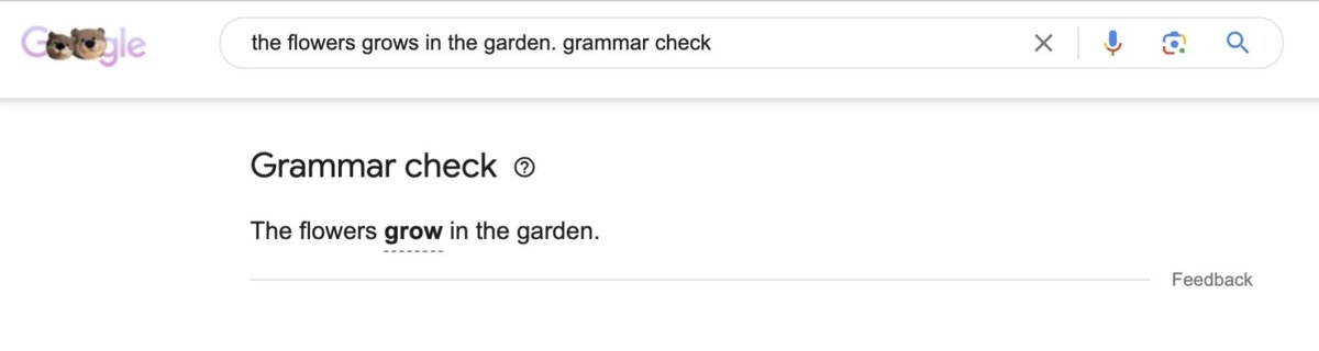 MattNavarra's tweet photo. Google Search can check your grammar now https://t.co/f4tEZlnnGz https://t.co/gMmqRQ7jYW