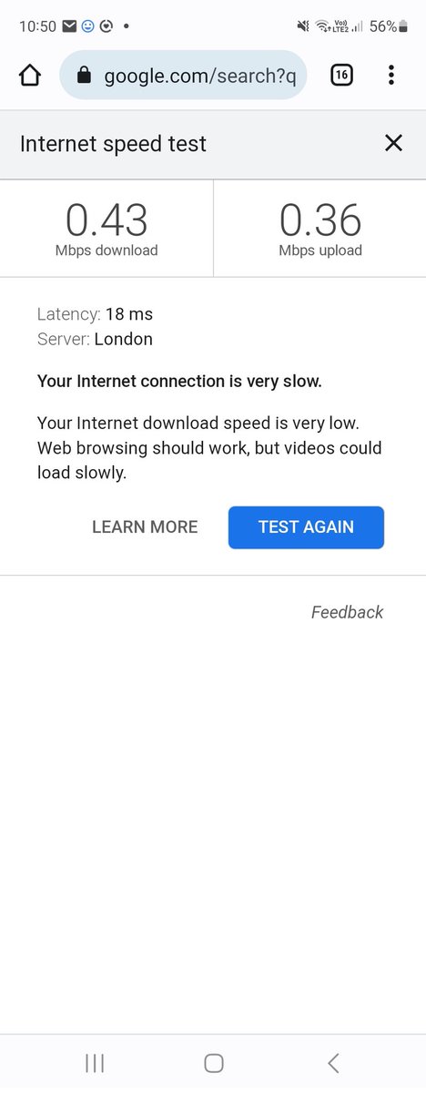 Cancel my mobile contract with @EE due to excessive price increases and the next working day, my broadband is operating at 1% of the guaranteed speed....