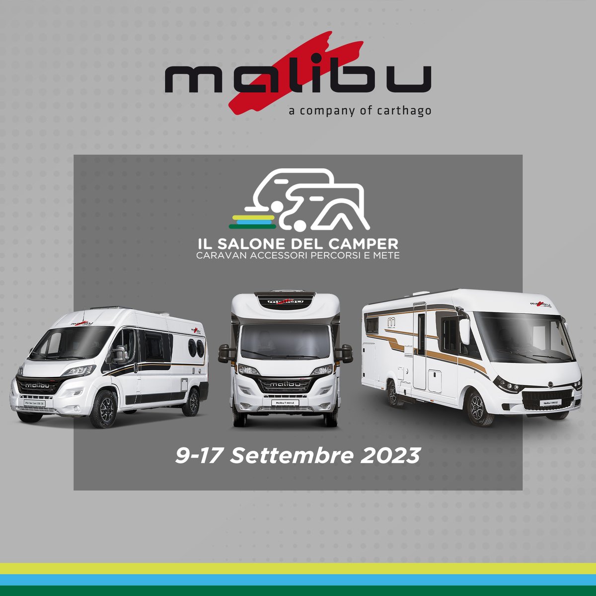 Con una lunghezza di soli circa 7 metri e una costruzione compatta, il nuovo Malibu I/T 450 RB LE riesce a offrire caratteristiche di comfort altrimenti disponibili solo nella classe dei Liner. 

Venite a scoprirlo al Salone del Camper!