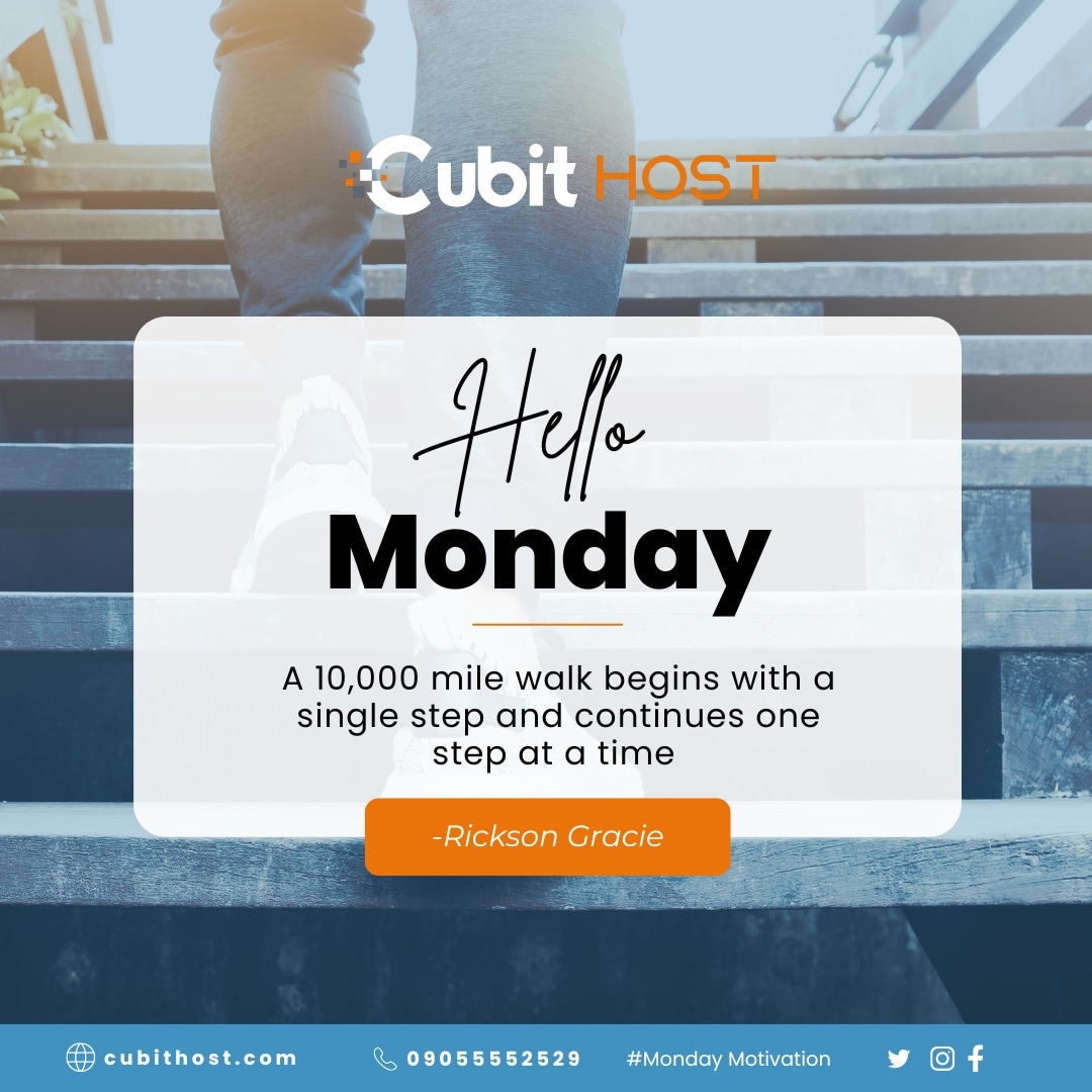 Cubithosting's tweet photo. Embrace each sunrise, seize opportunities, and radiate positivity. Let's conquer the week ahead together! 💯✨ #MondayMotivation #NewWeekNewGoals #webhosting #cubithost #cubithosting #qsmp https://t.co/FrkkWsxUR2