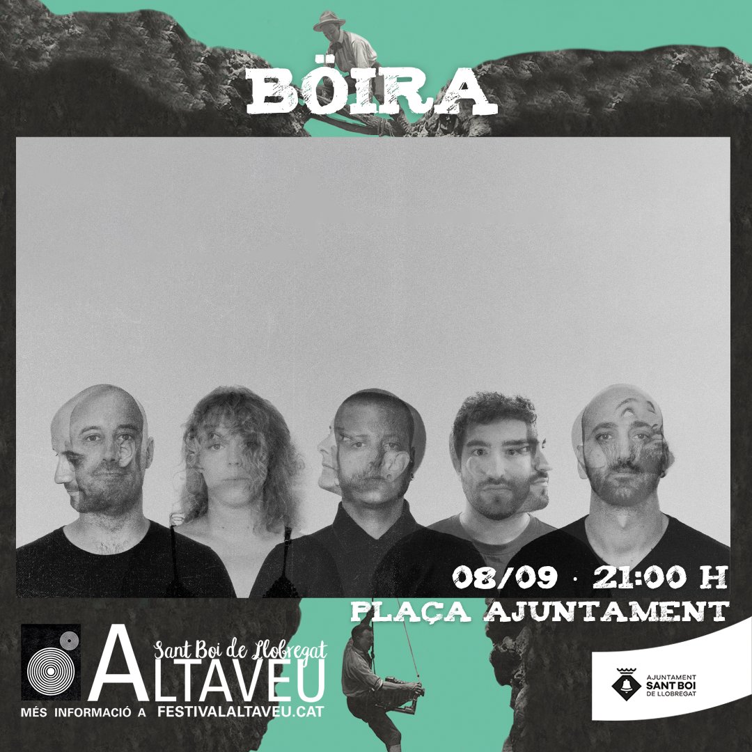 Per un costat comptarem amb <a href="/boirapostrock/">Böira</a>, un grup de música instrumental del Baix Llobregat que genera sonoritats de camí entre el rock i atmosferes de BSO que si encara no coneixeu, us recomaneu escoltar!

#altaveu2023