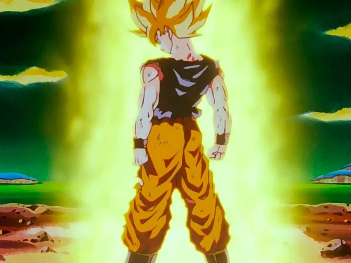 SelectaVisión on X: "Goku - #DragonBallZ 🔥 Durante la Saga de Freezer, Goku se enfrenta al villano espacial para proteger a todo el universo. Con la muerte de Krilin, Goku experimenta una