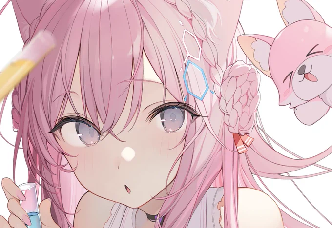 くーらくさんの新刊に博衣こよりちゃん描かせて頂きました!  可愛くかけたので手に入れて見てみてくださいねっ!  