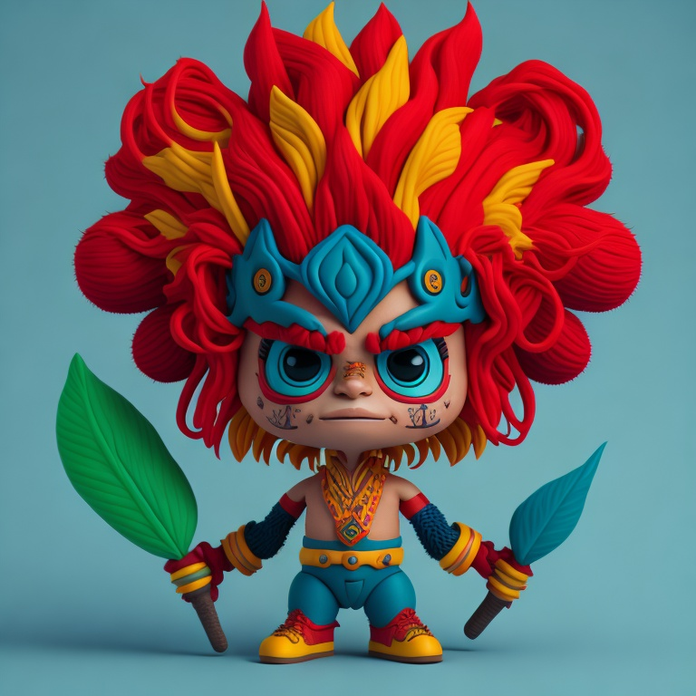 BotRevoltz's tweet photo. @The_DailyAi Curupira Toy design. https://t.co/qLxeu8oEj8