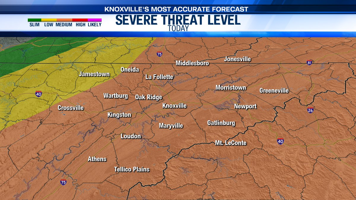 mattcondonwx's tweet image. Weather AWARE - Strong to severe thunderstorms are expected this afternoon. All modes of severe weather are possible. #TNwx #WATEwx wate.com/weather