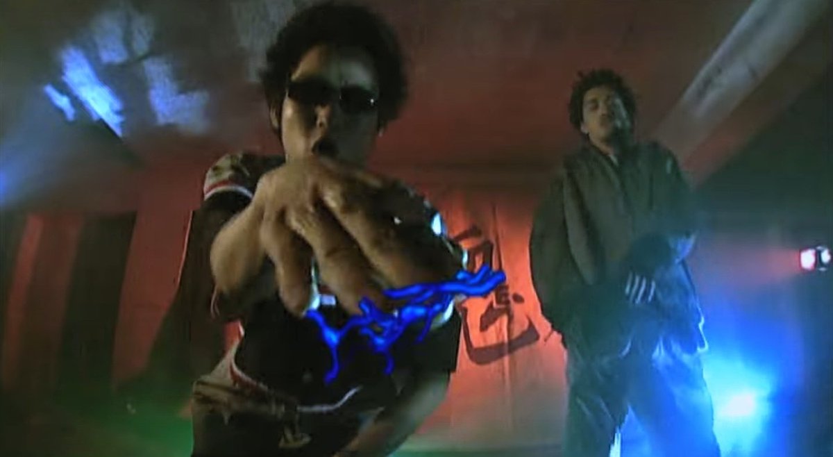 ephemeral_w2lg's tweet photo. 餓鬼レンジャー
“火ノ粉ヲ散ラス昇龍”
 Music: Green Peeace a.k.a. NOBB
(2001)
from「UPPER JAM」

上昇志向が特に募る日
ビートの海に裸で素潜り
1/1 で示すクオリティー
気にせん！先の雲行き

MV → https://t.co/sJYtCzBz7t

#YOSHI
#ポチョムキン
#GP
#HIGHSWITCH https://t.co/PGMYELMyVu