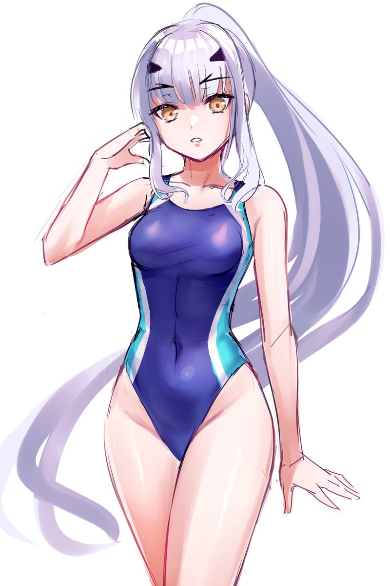 FGO #メリュジーヌ #落書き 今週水着イベ開始か？ メリュちゃんの競泳