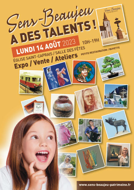 associationCAB's tweet photo. Cercle Amical du Berry: Exposition "SENS-BEAUJEU A DES TALENTS !" - 14 aoû... https://t.co/5grbS3QcIC https://t.co/fnofBPsCnc