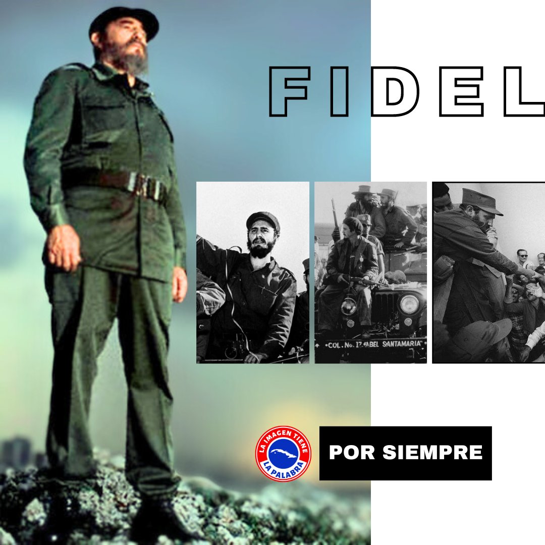 Vámonos,
ardiente profeta de la aurora,
por recónditos senderos inalámbricos
a liberar el verde caimán que tanto amas.
#FidelPorSiempre 🌟